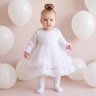 Sukienka do chrztu biała Sofia