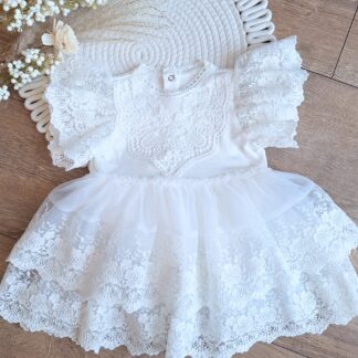 Sukienka ecru OFELIA, sukienko-body