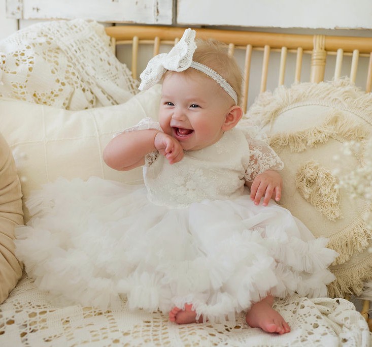 sukienka do chrztu tiulowa 62